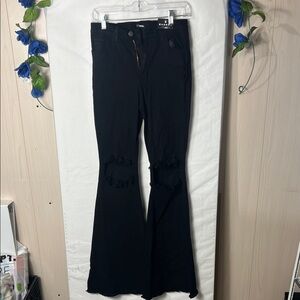 Fashion Nova Black Flare Jeans